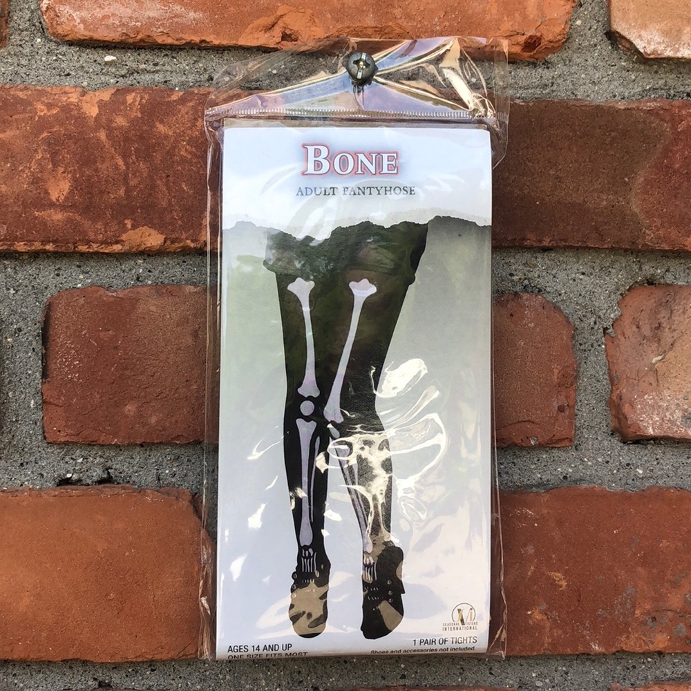 Halloween Bone Adult Pantyhose